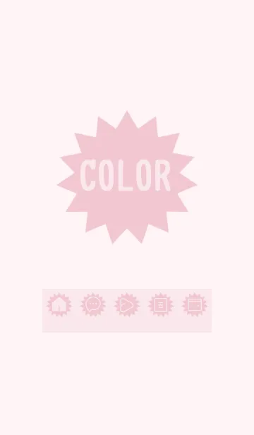 [LINE着せ替え] pink color H20の画像1