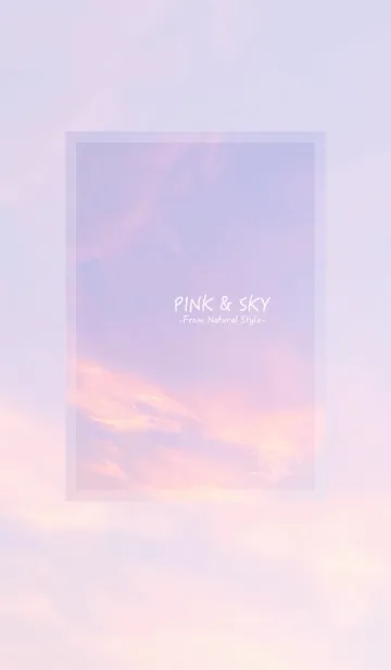 [LINE着せ替え] PINK＆SKY 15 ／ナチュラルスタイルの画像1