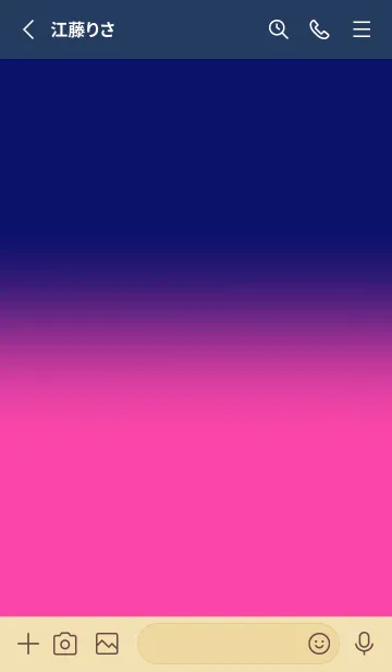 [LINE着せ替え] Navy Blue & Fuchsia Pink V4 (JP)の画像2