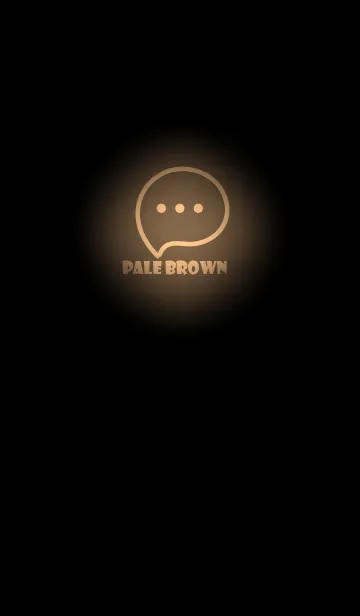 [LINE着せ替え] Pale Brown  Neon Theme V3 (JP)の画像1