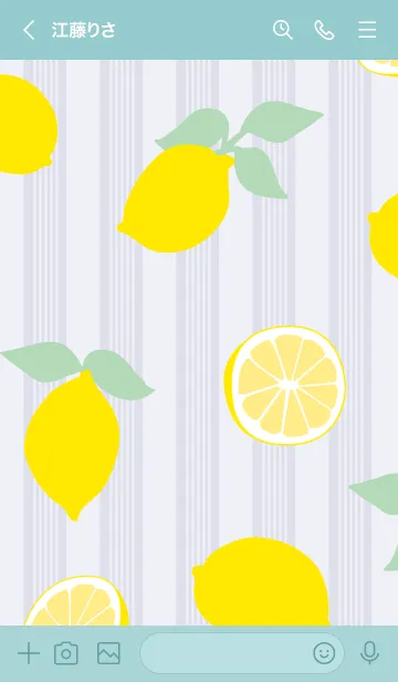 [LINE着せ替え] レモン、レモン、レモン11の画像2
