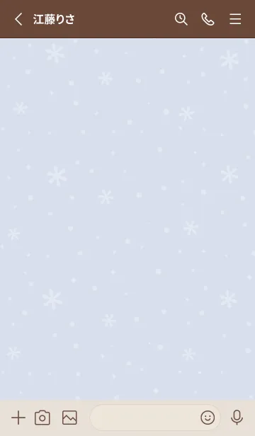 [LINE着せ替え] 結晶13<ブルー>の画像2