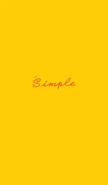 [LINE着せ替え] Simple Color J-Yellow (Re5)の画像1