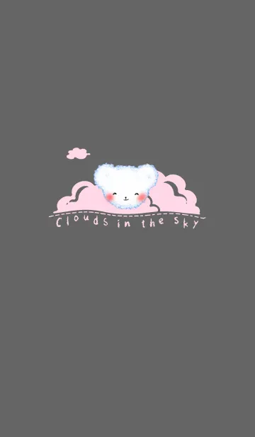 [LINE着せ替え] Cloud Bear J-Grey (Pi1)の画像1