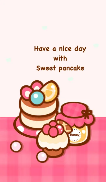 [LINE着せ替え] Happy sweet pancake 3の画像1