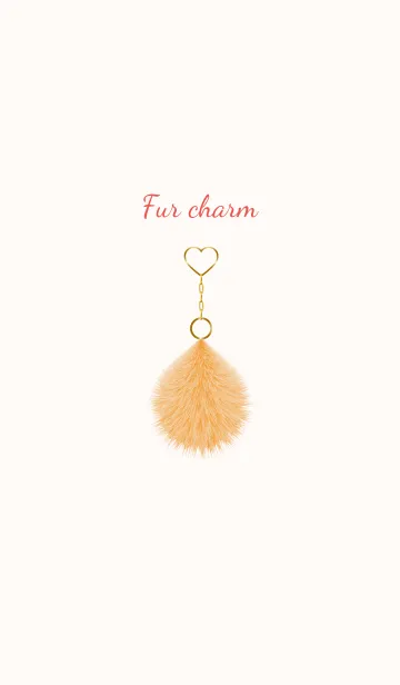 [LINE着せ替え] Fur charm Orange 27の画像1