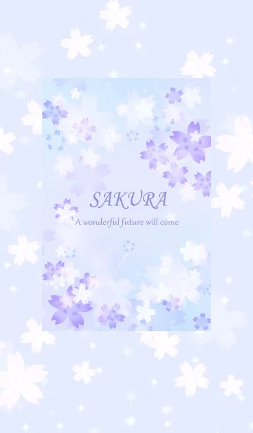 [LINE着せ替え] 優しい幸せを運ぶ軽やかなさくらの花・2の画像1