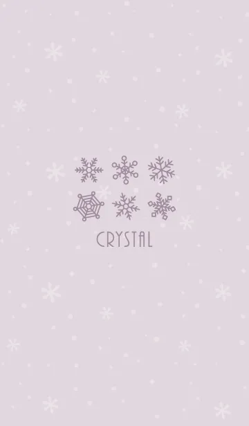 [LINE着せ替え] 結晶13<パープルピンク>の画像1