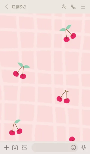 [LINE着せ替え] チェリー かわいい24の画像2