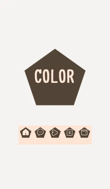 brown color I18の着せ替えメイン画像