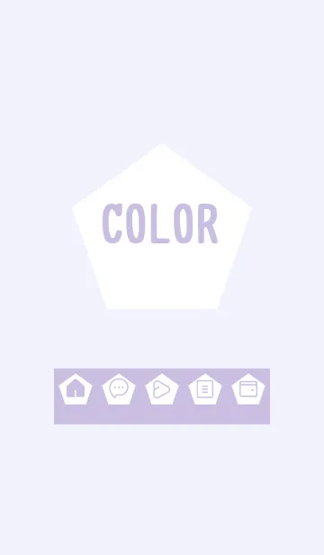 [LINE着せ替え] purple color I19の画像1