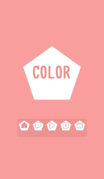 [LINE着せ替え] red color I16の画像1