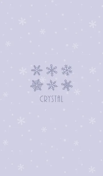 [LINE着せ替え] 結晶14<パープル>の画像1