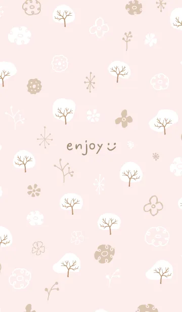 [LINE着せ替え] ほんわか冬 木29の画像1