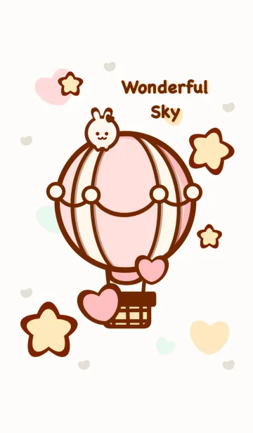 [LINE着せ替え] Wonderful pastel balloon 4の画像1