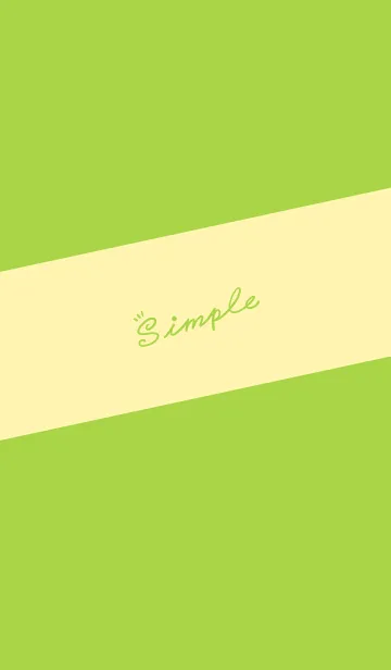 [LINE着せ替え] Simple Lines J-Pale Yellow (Gr9)の画像1