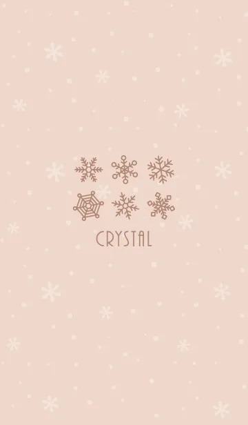 [LINE着せ替え] 結晶14<オレンジ>の画像1