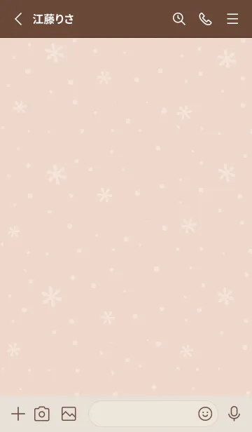 [LINE着せ替え] 結晶14<オレンジ>の画像2