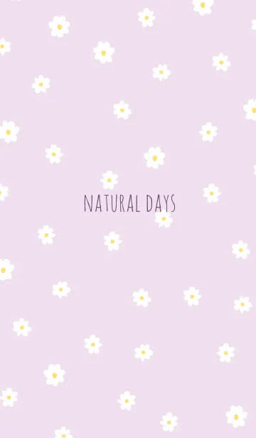 [LINE着せ替え] NATURAL DAYS -purple-の画像1
