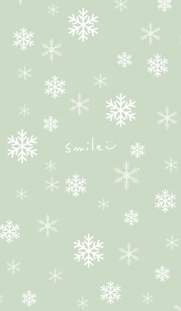 [LINE着せ替え] 雪の結晶 大人15の画像1