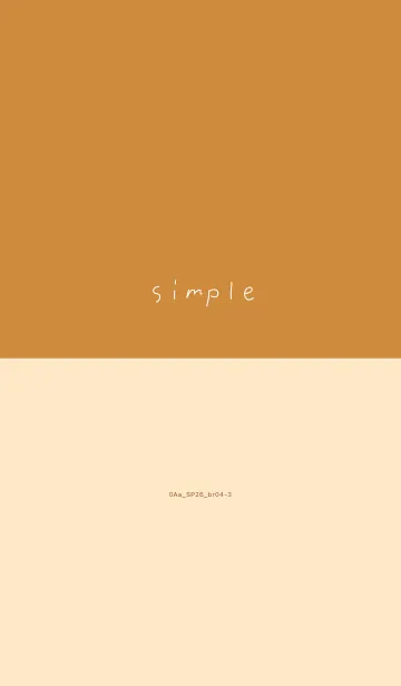 [LINE着せ替え] 0Aa_26_ブラウン4-3の画像1