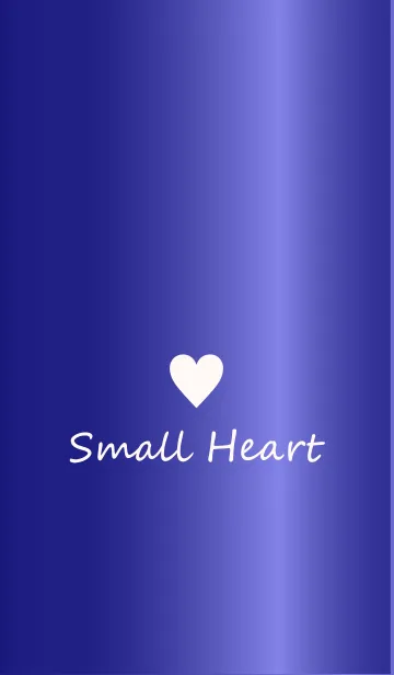 [LINE着せ替え] Small Heart *GlossyBlue 22*の画像1