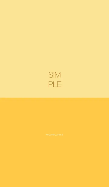 [LINE着せ替え] 0Na_24_イエロー3-3の画像1