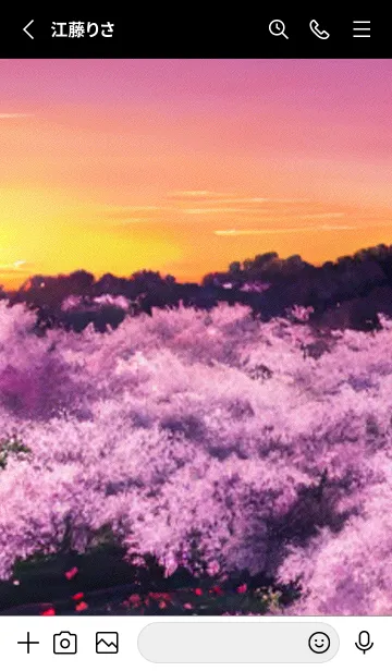 [LINE着せ替え] 桜の花咲く頃#AQ_15。の画像2