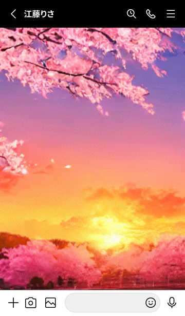 [LINE着せ替え] 桜の花咲く頃#AQ_9。の画像2