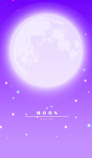 [LINE着せ替え] MOON-PURPLE 16の画像1