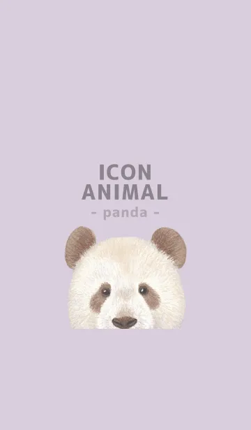 [LINE着せ替え] ICON ANIMAL - パンダ - PASTEL PL/02の画像1