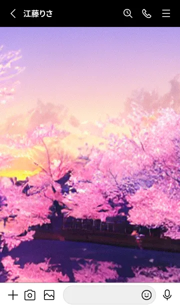 [LINE着せ替え] 桜の花咲く頃#AQ_27。の画像2