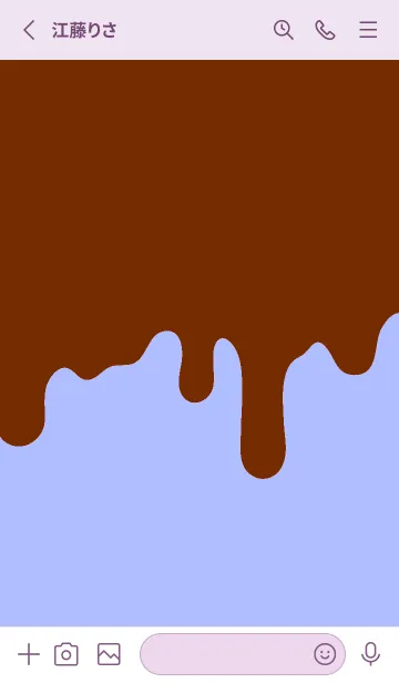 [LINE着せ替え] ドリップ スマイル _040の画像2