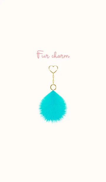 [LINE着せ替え] Fur charm blue 29の画像1