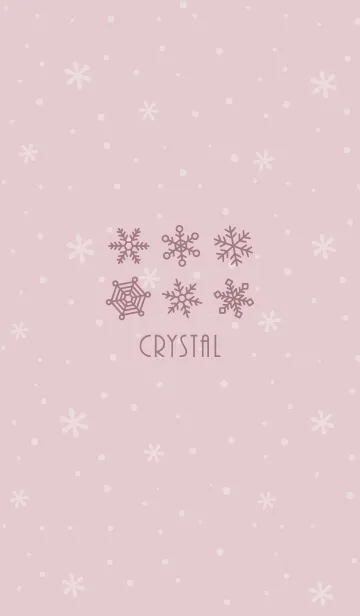 [LINE着せ替え] 結晶15<ピンク>の画像1