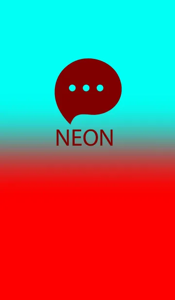 [LINE着せ替え] Neon Blue & Neon Red V4 (JP)の画像1