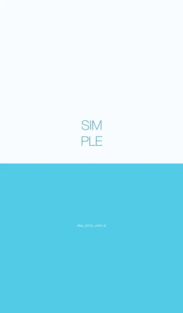 [LINE着せ替え] 0Na_24_ブルー3-6の画像1