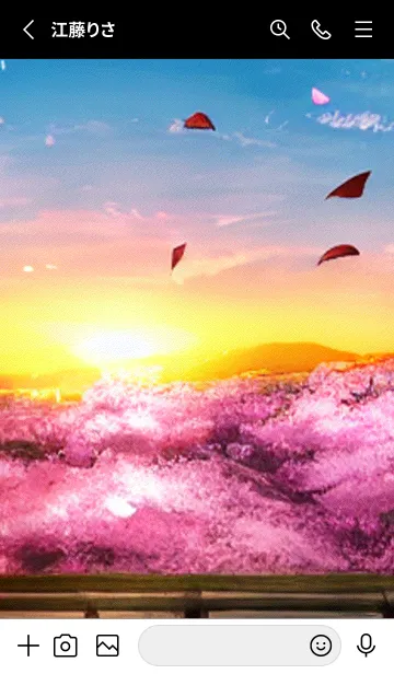 [LINE着せ替え] 桜の花咲く頃#AR_23。の画像2