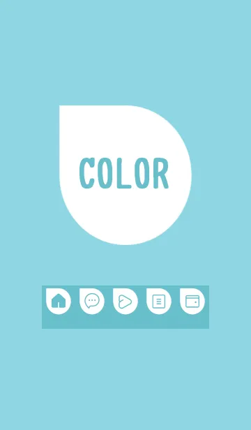 [LINE着せ替え] green color J36の画像1