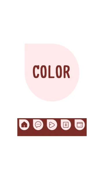 [LINE着せ替え] red color J18の画像1