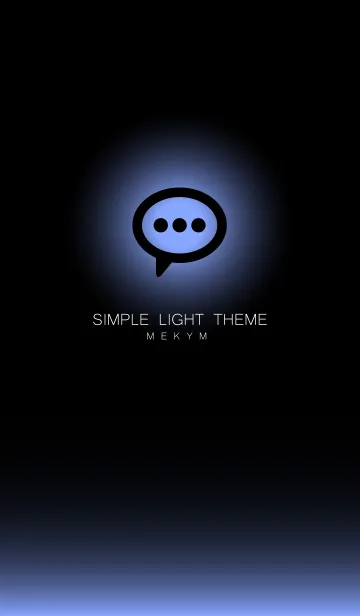 [LINE着せ替え] SIMPLE LIGHT ICON-GRADATION 45の画像1