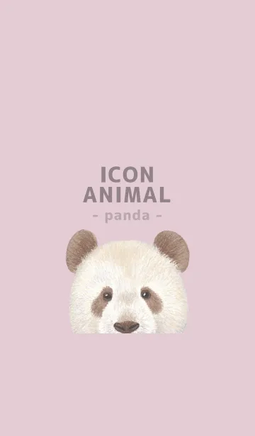 [LINE着せ替え] ICON ANIMAL - パンダ - PASTEL PK/02の画像1