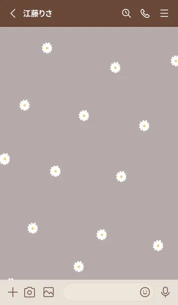 [LINE着せ替え] Daisy Days :greigeの画像2