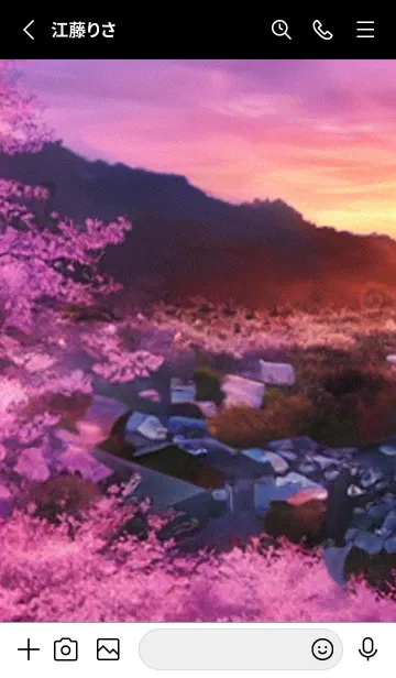 [LINE着せ替え] 桜の花咲く頃#AR_22。の画像2