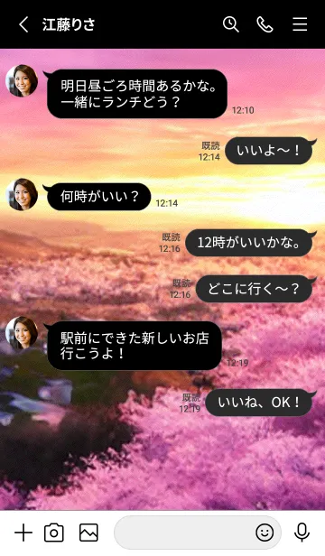 [LINE着せ替え] 桜の花咲く頃#AR_21。の画像3