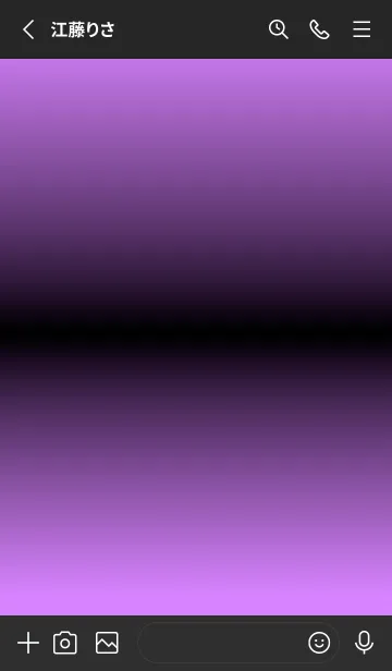 [LINE着せ替え] シンプル グラデーション Black No.2-38の画像2