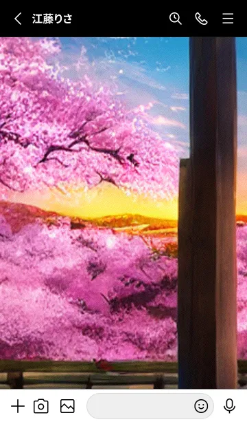 [LINE着せ替え] 桜の花咲く頃#AR_11。の画像2