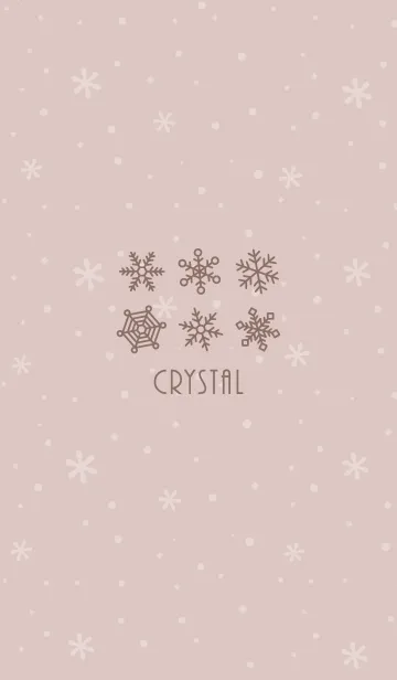 [LINE着せ替え] 結晶15<ブラウン>の画像1