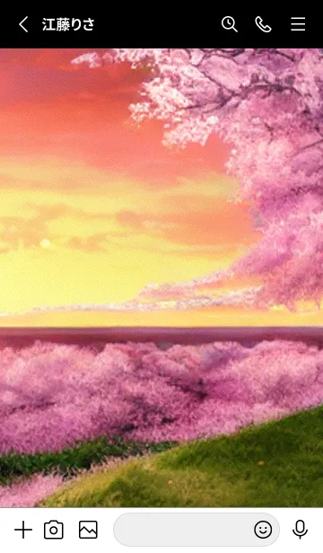 [LINE着せ替え] 桜の花咲く頃#AS_19。の画像2