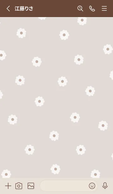 [LINE着せ替え] シンプルでキュート♪10の画像2